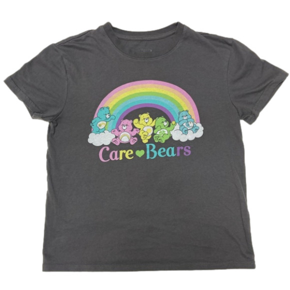 CARE 💚 BEARS GREY T-SHIRT - Size Small - Picture 1 of 6